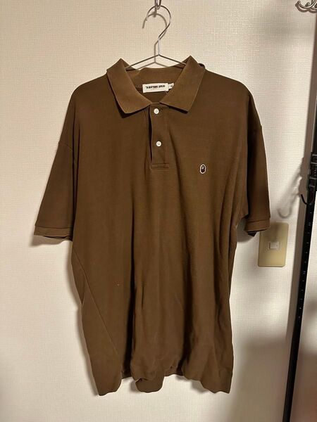 A BATHING APE ポロシャツ ブラウン XL