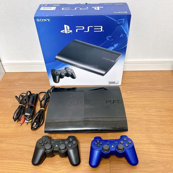 PS3 CECH-4300C ブラック コントローラー2個付き