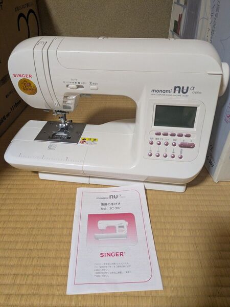 SINGER コンピュータミシン monami nu α SC-307