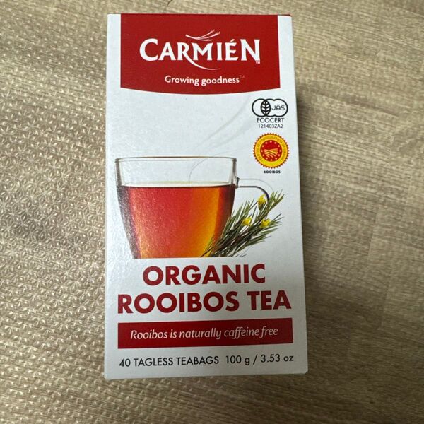 ルイボスティー オーガニック コストコ CARMIEN ルイボス茶 40袋×1箱