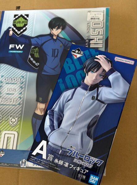 糸師凛 フィギュア 一番くじ ブルーロック クリアポスター