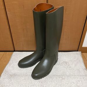 レインブーツ L カーキ色 ロングブーツ pearly patty