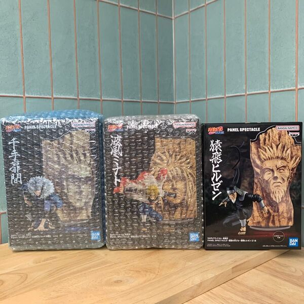 NARUTO ナルト疾風伝 PANEL SPECTACLE 千手扉間 波風ミナト 猿飛ヒルゼン 3種セット 未開封