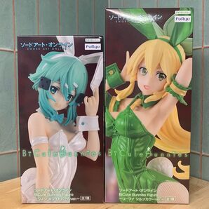 ソードアートオンライン Bicute Bunnies Figure リーファ シルフカラーver. シノン ホワイトパールver.