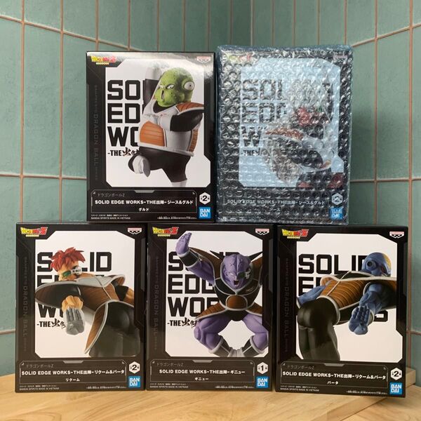 ドラゴンボールZ SOLID EDGE WORKS THE出陣 ギニュー特戦隊 フルコンプ 5体セット 未開封