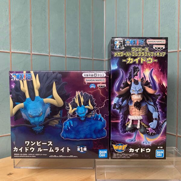 ワンピース カイドウ ルームライト & メガワールドコレクタブルフィギュア 2種セット 未開封