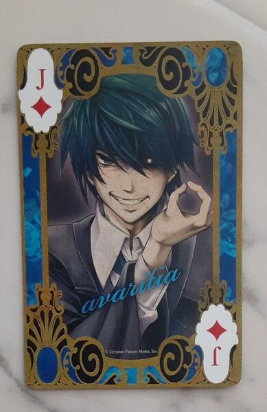 悪ノ王国 CD特典 KAITO ガレリアンマーロン トランプ風カード ボカロ