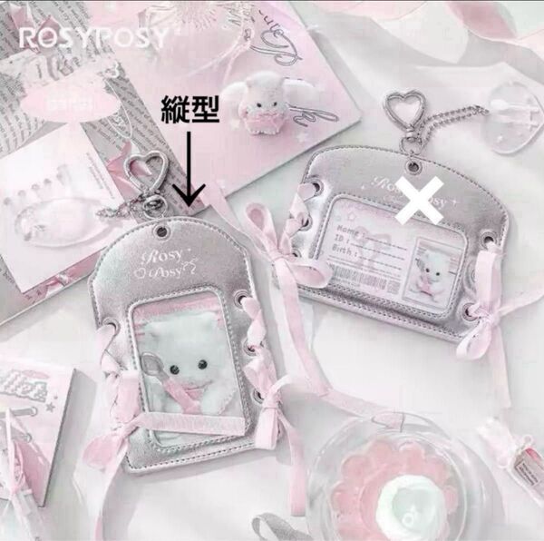 トレカケース*リボン*韓国風*フォトカードホルダー*推し活に*K-POP