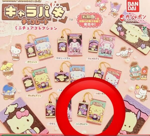 サンリオキャラクターズ キャラパキ チョコレート ミニチュアコレクション ハンギョドン