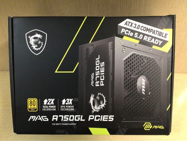 MSI MAG A750GL PCIE 750W 電源ユニット