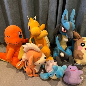 ポケモン ぬいぐるみセット 大きめ7点