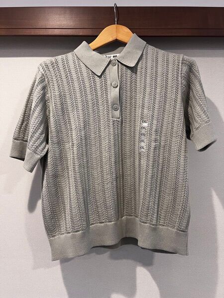 UNIQLO コットンポインテールポロセーター 半袖 ユニクロ GREEN
