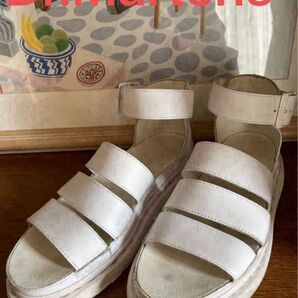 Dr Marten Clarissa Quad IIオールホワイUK6 【希少】美品 1日限定セール