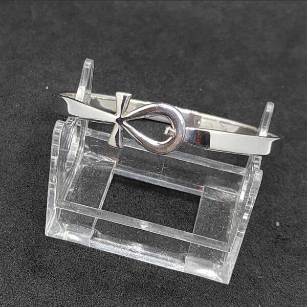アンク シルバーブレスレット バングル SILVER シルバー刻印 シルバー800 エジプト 十字 エジプト十字 約11g 銀