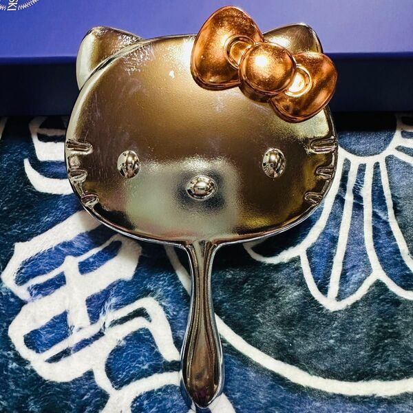 サンリオ ハローキティ 手鏡 シルバー 海外限定品 レア 新品 ハンドミラー 可愛い リボン