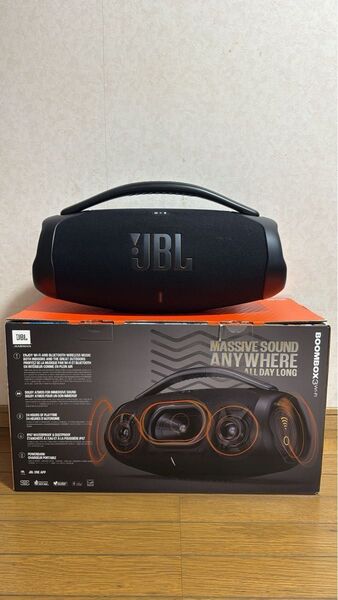 JBL BoomBox 3 WIFI FULL BOX 持ち運びに便利 ハンドル付き 再生が可能 ワイヤレススピーカー