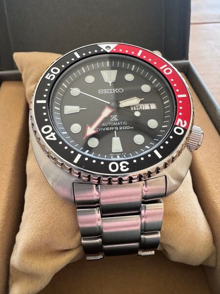 【希少】セイコー SEIKO 逆輸入 プロスペックス タートル コーク ダイバー 腕時計