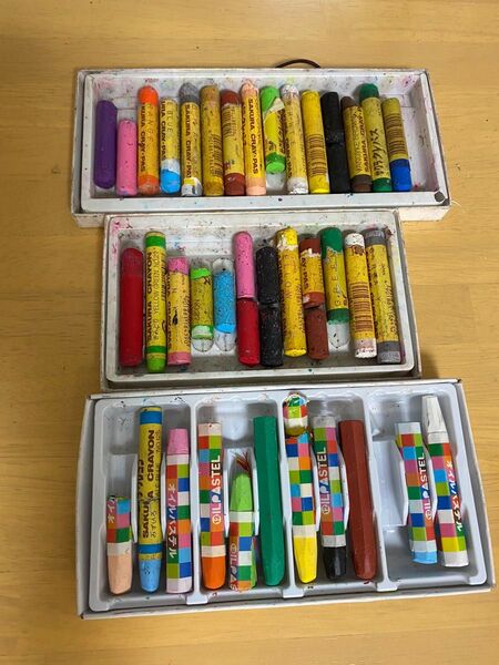 クレパス、オイルパステル まとめ売り サクラクレパスなど