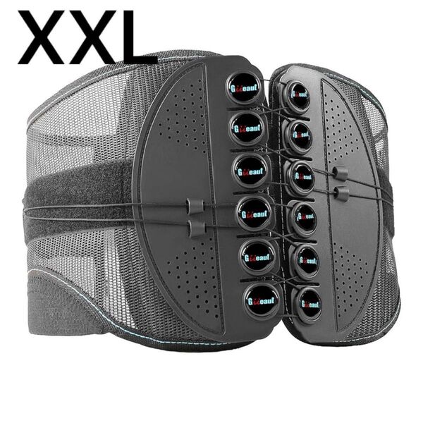 腰痛サポートベルト ガードナーベルト コルセット【X X L】腰サポーター 骨盤ベルト 腰ベルト 強力固定力サポーター 腰用