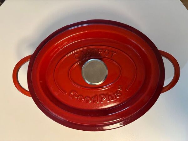 GoodPlus CASTPOT ホーロー鍋 レッド