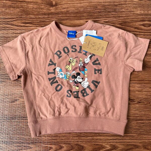 【90cm】新品 ディズニー ミッキー Tシャツ 綿100