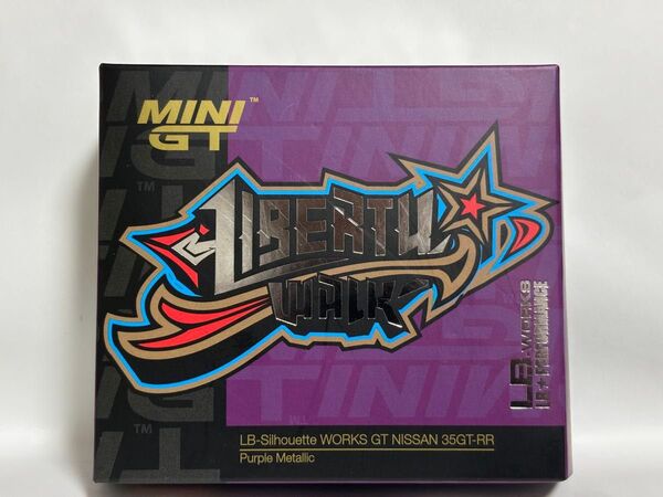 MINI GT 5000 リミテッド LBシルエットWORKS GT NISSAN 35GT-RR パープルメタリック