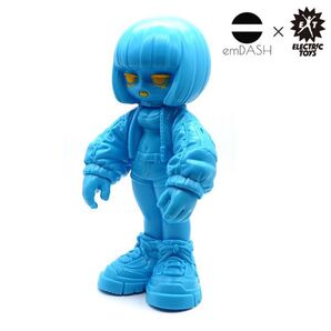 emDASH × ELECTRIC TOYS MOVE ET Cyan ソフビ 新品未開封品 エムダッシュ エレクトリックトイズ