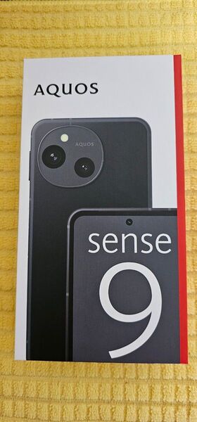 【新品未開封】SHARP AQUOS sense9 6GB/128GB ブラック SIMフリー