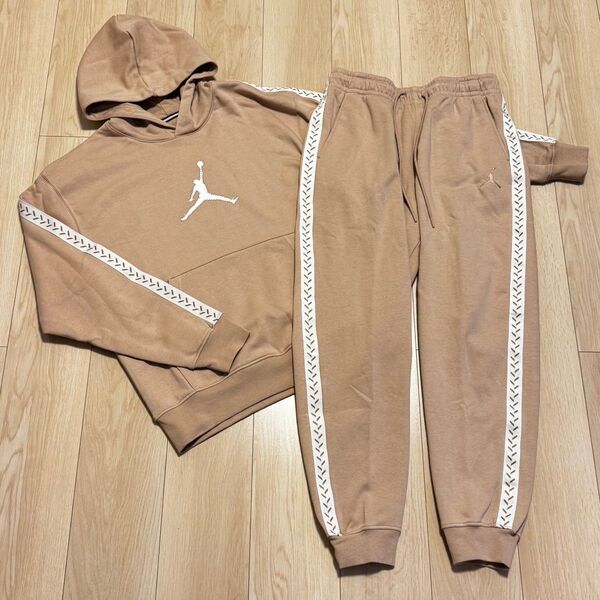 新品 NIKE ナイキ ジョーダン パーカースウェットパンツ セットアップ上下 L