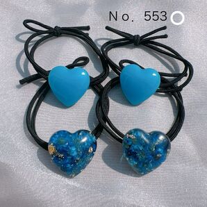 レジンヘアゴム ハンドメイド ヘアアクセサリー