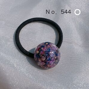 レジンヘアゴム ハンドメイド ヘアアクセサリー 丸型