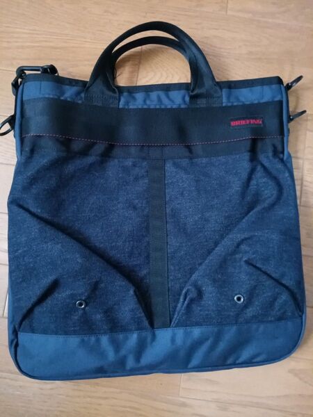 ブリーフィング トートバッグ BRIEFING 岡山店OPEN記念限定DENIMHELMET TOTE OKAYAMA