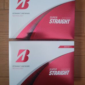 2ダース★ホワイト★ スーパーストレート★ ブリヂストン ブリヂストンゴルフ ゴルフボール ホワイト ボール
