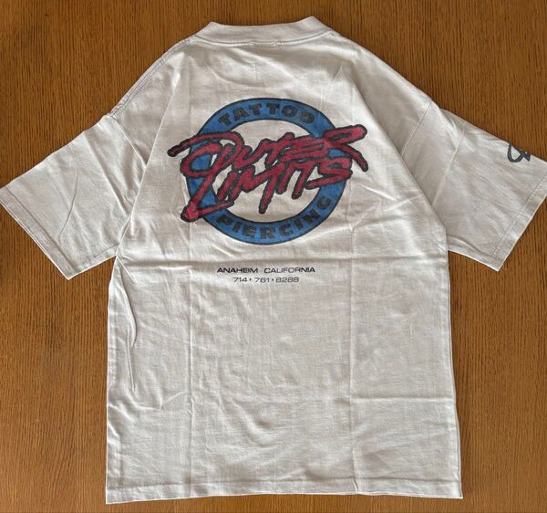 美品 90年代 タルテックス TULTEX バックプリント 半袖Tシャツ USA製 L ヴィンテージ USD加工