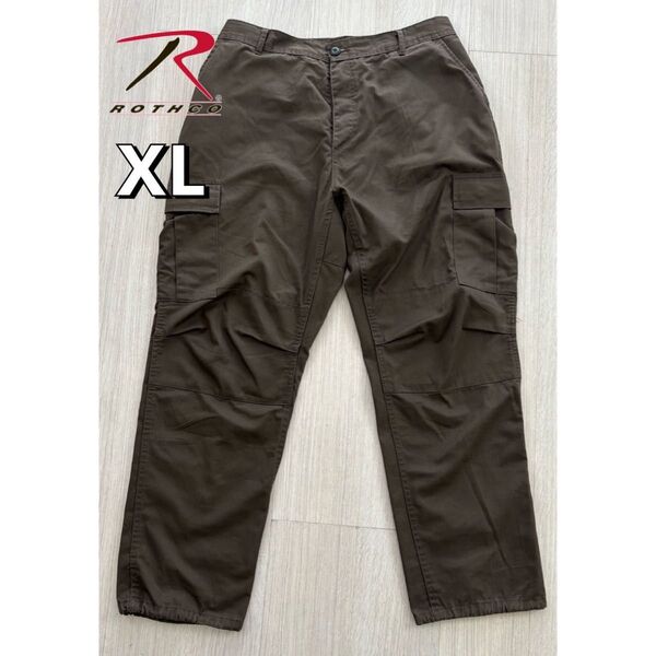 ROTHCO ロスコ カーゴパンツ ミリタリー カーキ ブラウン XL