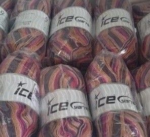 新品 未使用 ピンク系① IceYarns アイスヤーン 毛糸 ソックヤーン 編み物 手芸材料