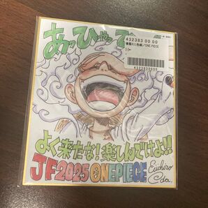 ワンピース 色紙 ジャンプフェスタ2025