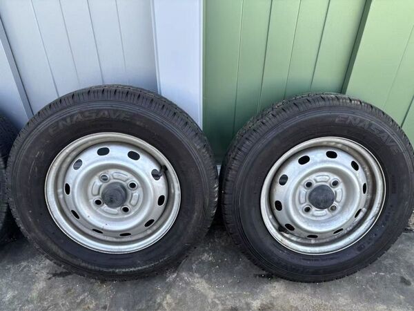 軽バン軽トラ 20年DUNLOPENASAVE145R12 6PR 2番送料込