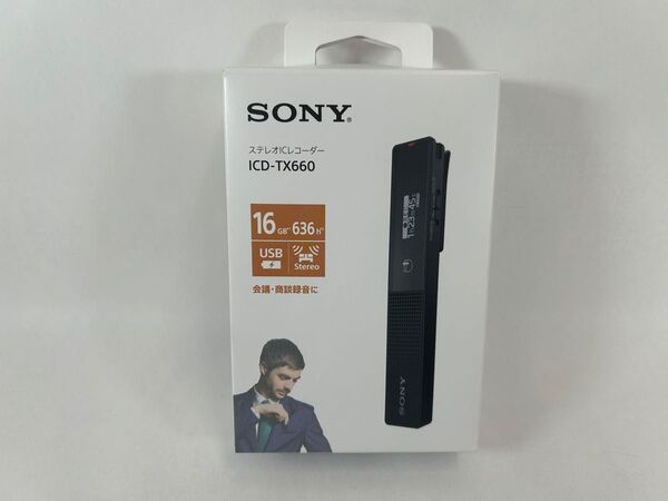 美品 SONY ステレオICレコーダー ICD-TX660 ブラック