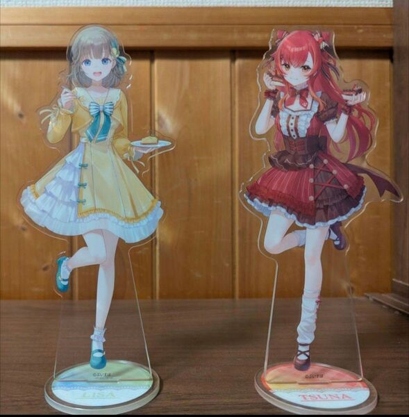 ぶいすぽっ!BIG アクリルスタンド gigo 猫汰つな&英リサ