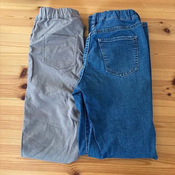 キッズ パンツ 150センチ デニムパンツ コットン
