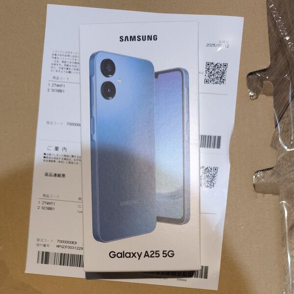 【未開封新品】Galaxy A25 5G SIMフリー ソフトバンク