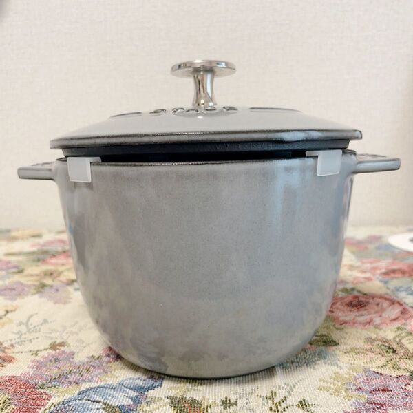 STAUB ラ ココット de GOHAN M グレー