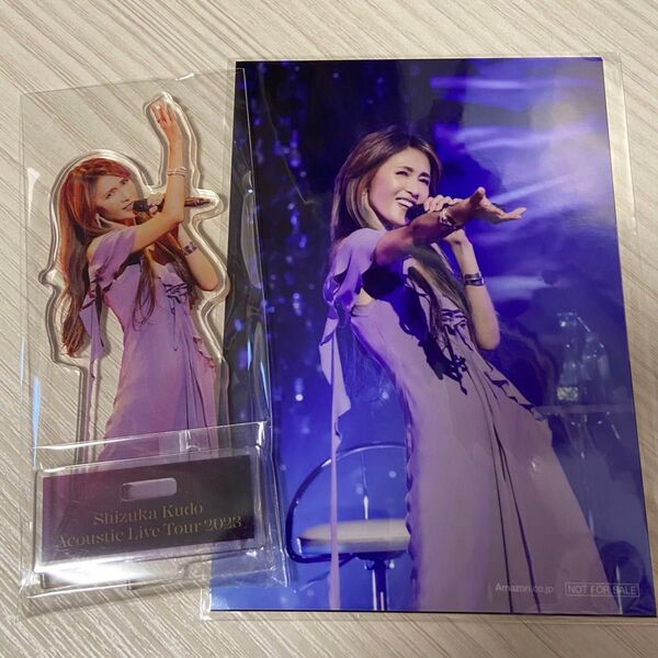 工藤静香 Acoustic Live Tour 2023 ブルーレイ特典 アクリルスタンド+ブロマイド 新品
