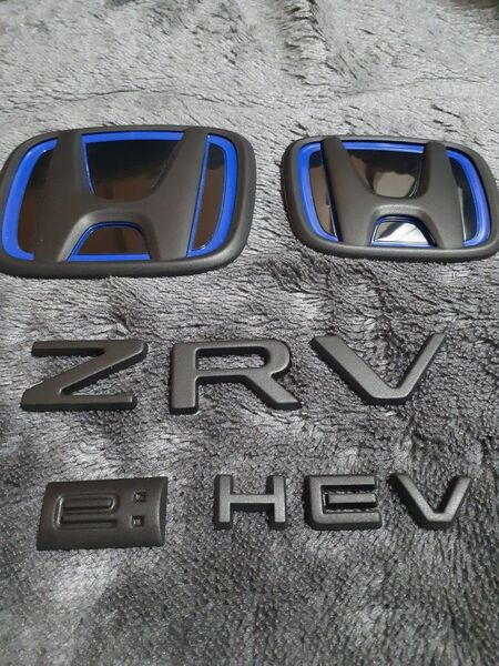ホンダ ZRVエンブレムセット マットブラック