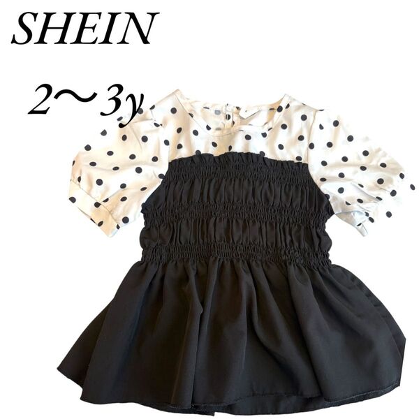 shein ドットチュニック