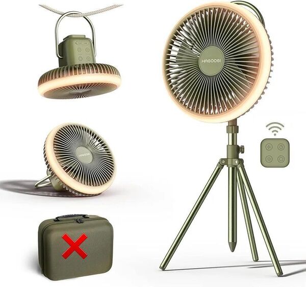 キャンプ 扇風機 コードレス モバイルバッテリー LED 多機能 アウトドア 吊り上げ ファン 充電式 扇風機 静音 キャンプ用品