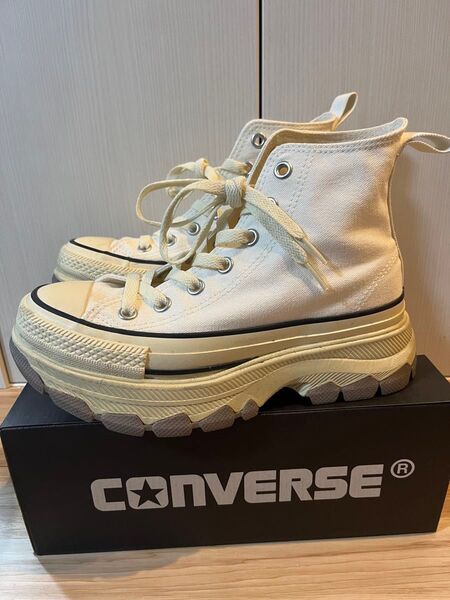 CONVERSE ALL STAR 厚底スニーカー オフホワイト