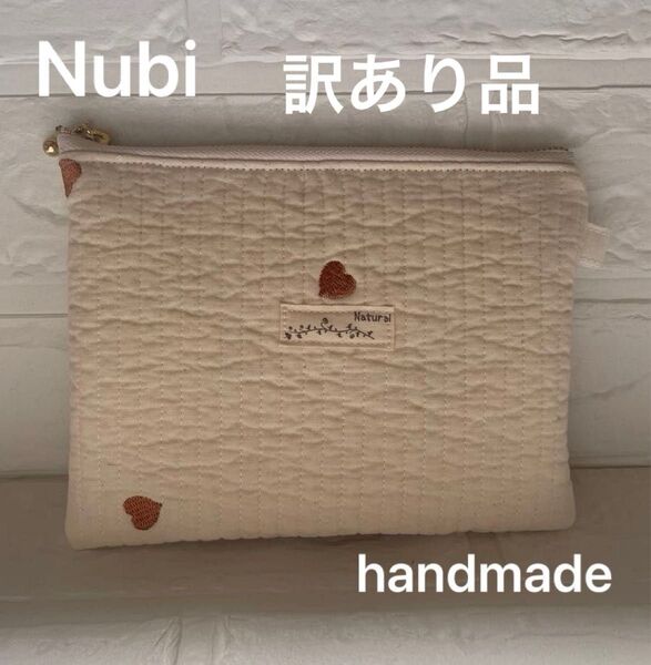 ハンドメイド ぺったんこポーチ 訳あり品 ③