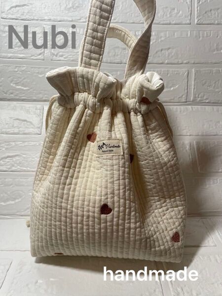 ハンドメイド ヌビ 巾着バッグ ⑤